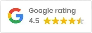 Badge Google rating